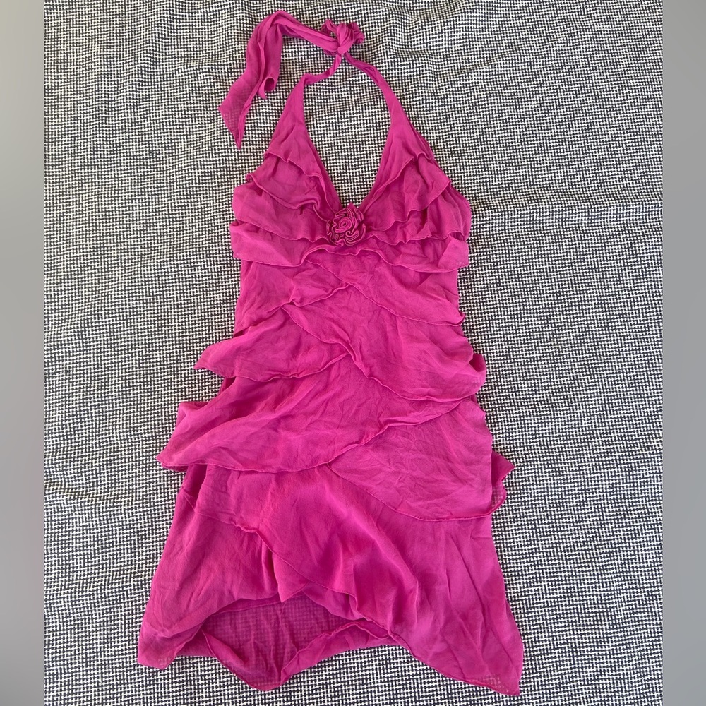 ‼️ACCEPTING OFFERS‼️
 - Pink Ruffle Backless Dress 💕🧜‍♀️🌸